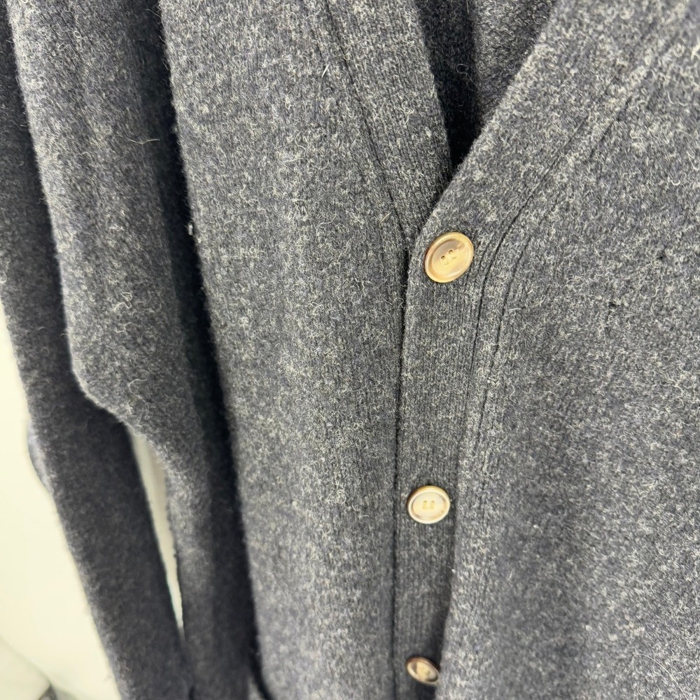 Vintage Abercrombie & Fitch The Big Indian Lake Wool Cardigan Sweater XL - Picture 5 of 8